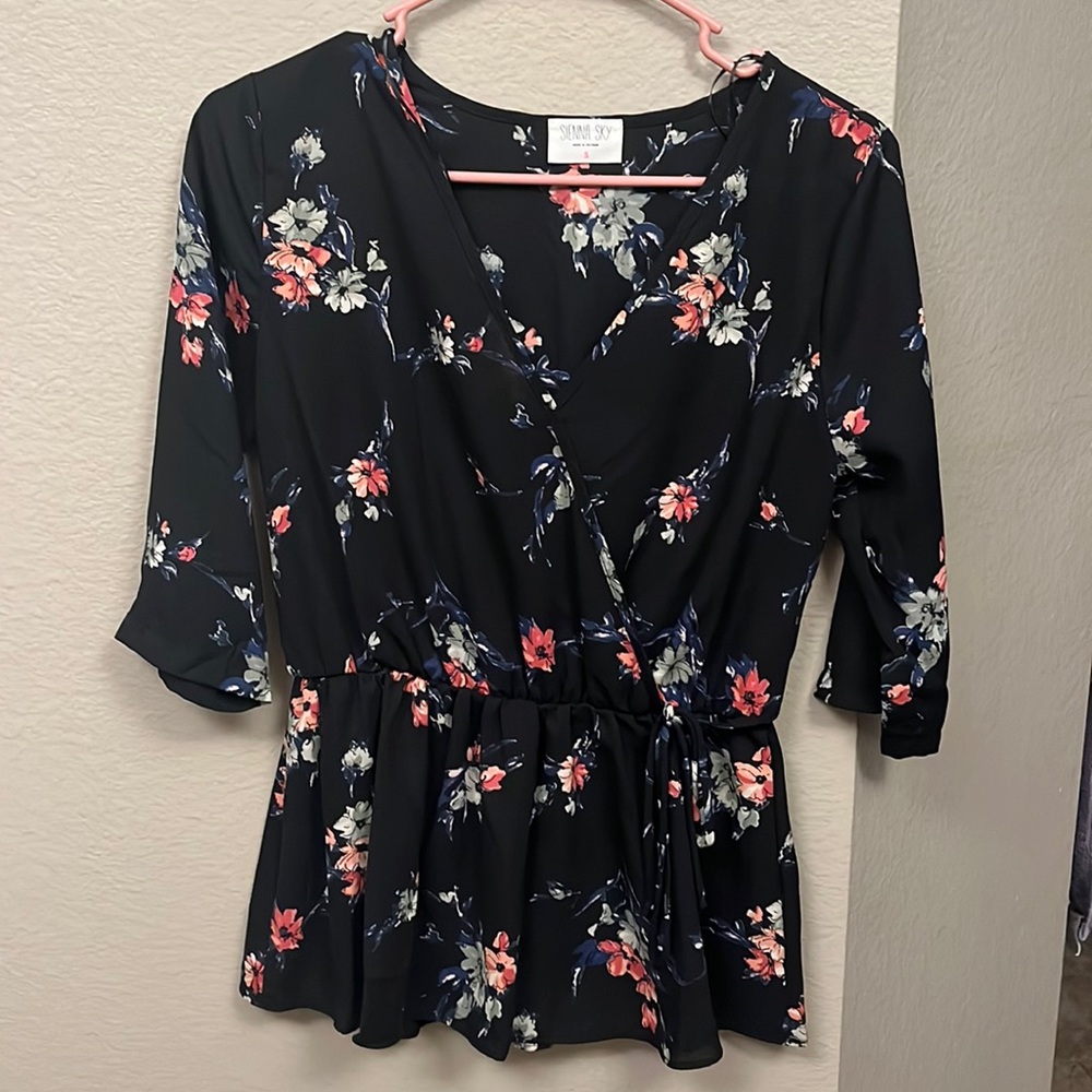 Sienna Sky Floral Blouse|